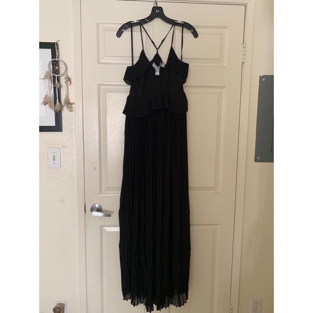 Keep sake black pleated dress